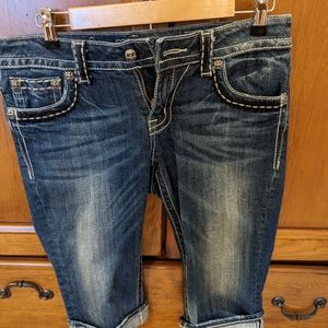 Miss Me cropped denim